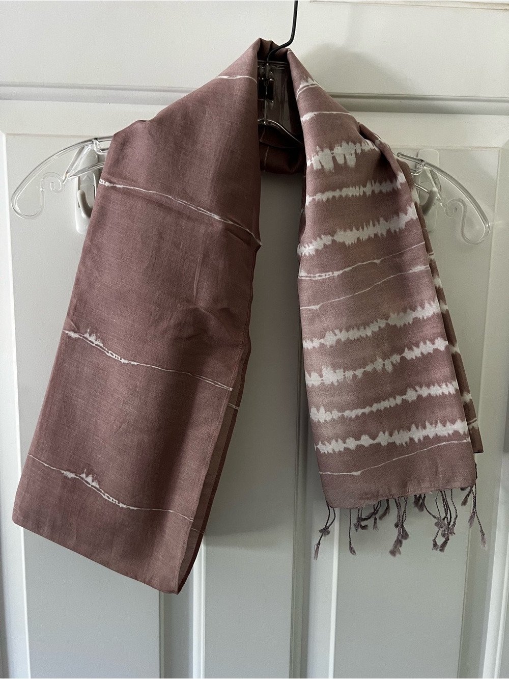 Dusty Mauve Tie-Dye Lightweight Scarf